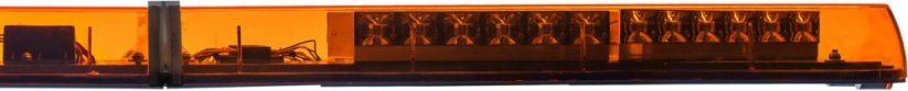 LED lightbar Optima 60 110cm, Orange, ECE R65 - Color: Orange, Lens: Colored, LED modules: 4ml