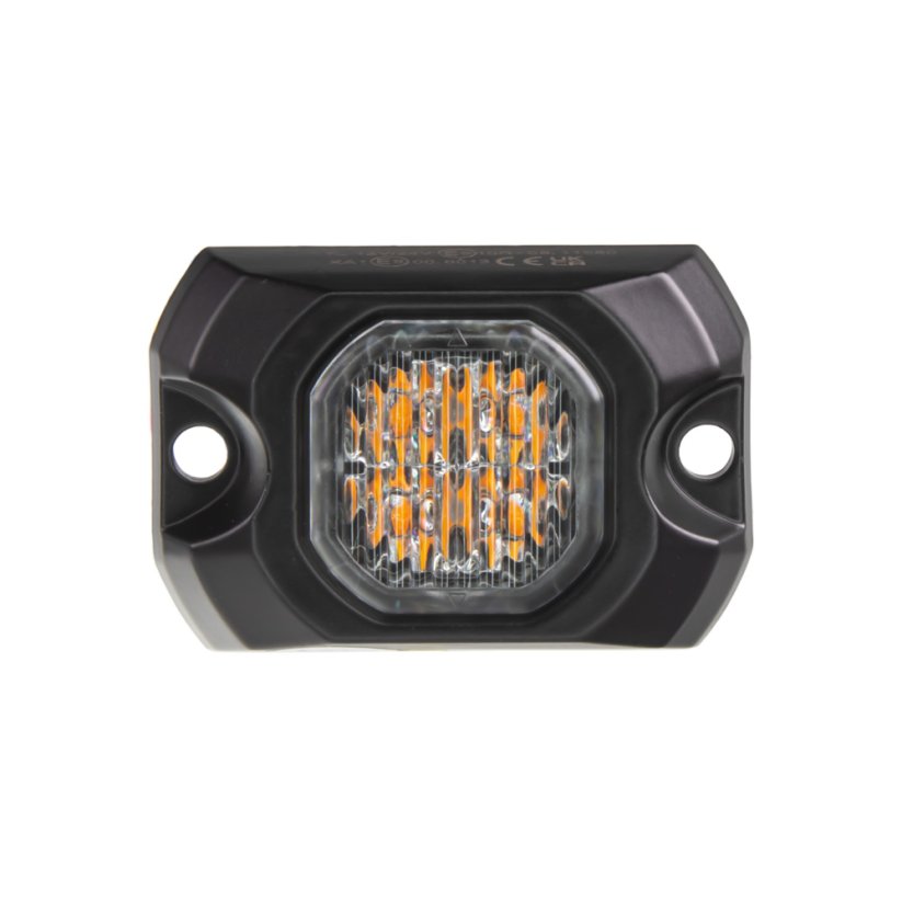 PROFI external amber LED warning light, 12-24V, ECE R65