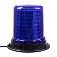 LED beacon, 12-24V, 128x1,5W blue, fixed mounting, ECE R65