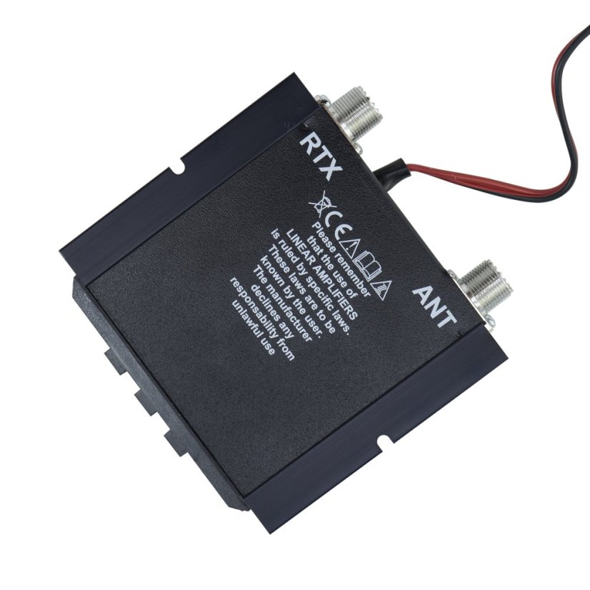 Lineární RF zesilovač PNI/RM Italy KL203P pro pásmo 10 m, 100 W, RX předzesilovač