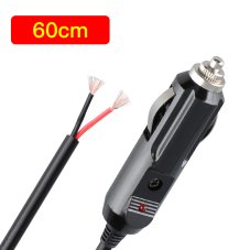 CL zástrčka s LED, kabelem 60 cm a pojistkou 15A pro 12-24V