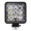 LED light square slim, 16x3W, ECE R10
