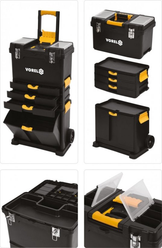 Mobile tool cabinet 3 parts