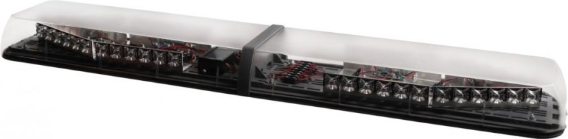 LED majáková rampa Optima 90 110cm, Oranžová, EHK R65 - Barva: Oranžová, Kryt: Barevný, LED moduly: 4ml