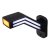 Polohové LED (tykadlo) gumené pravé - červeno/bielo/oranžové, 12-24V,ECE