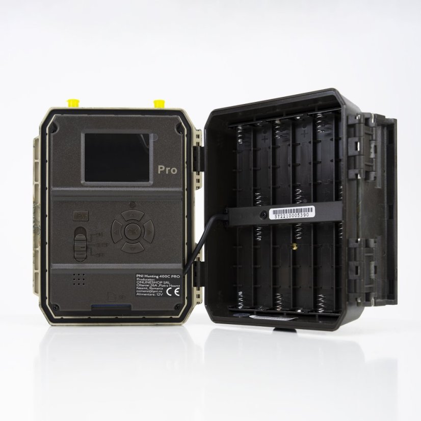 PNI Hunting 400C PRO 24 MP Game Camera with 4G LTE Internet Connectivity and GPS, 1080p, Night Vision