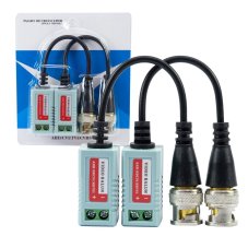 Set of 2 CCTV adapters PNI 201C, Passive Balun Video BNC. CAT5 cable