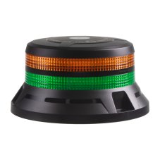 LED maják, 12-24V, 48xLED zelený/oranžový, pevná montáž, ECE R65
