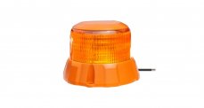 Robust orange LED beacon, orange aluminium, 48W, ECE R65