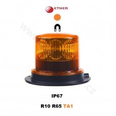 Professional orange LED beacon 911-36m by Ether