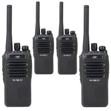 Sada 4 přenosných radiostanic PNI PMR R17 446MHz, 0,5W, 16 PMR kanálů