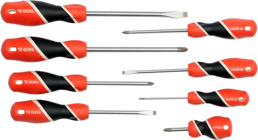 Set of screwdrivers 8 pcs magnetic S2