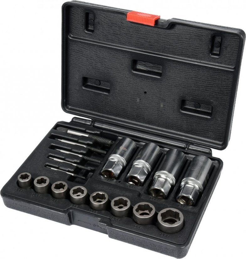 Screw and pin extractor set 17 pcs