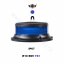 Professional blue LED beacon wl310mblu by YL