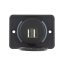 2x USB 3.1A socket 12/24V, surface mounting