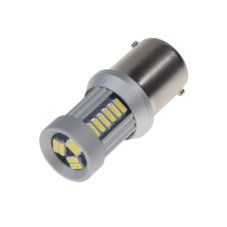 LED BA15s biela, 12-24V, 30LED/4014SMD