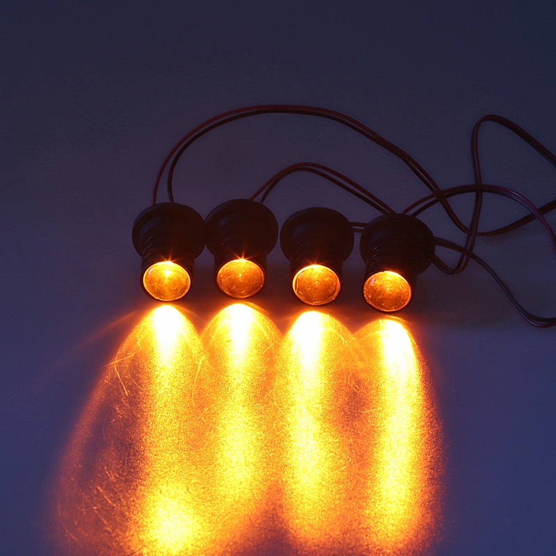 Rozsvietený LED stroboskop
