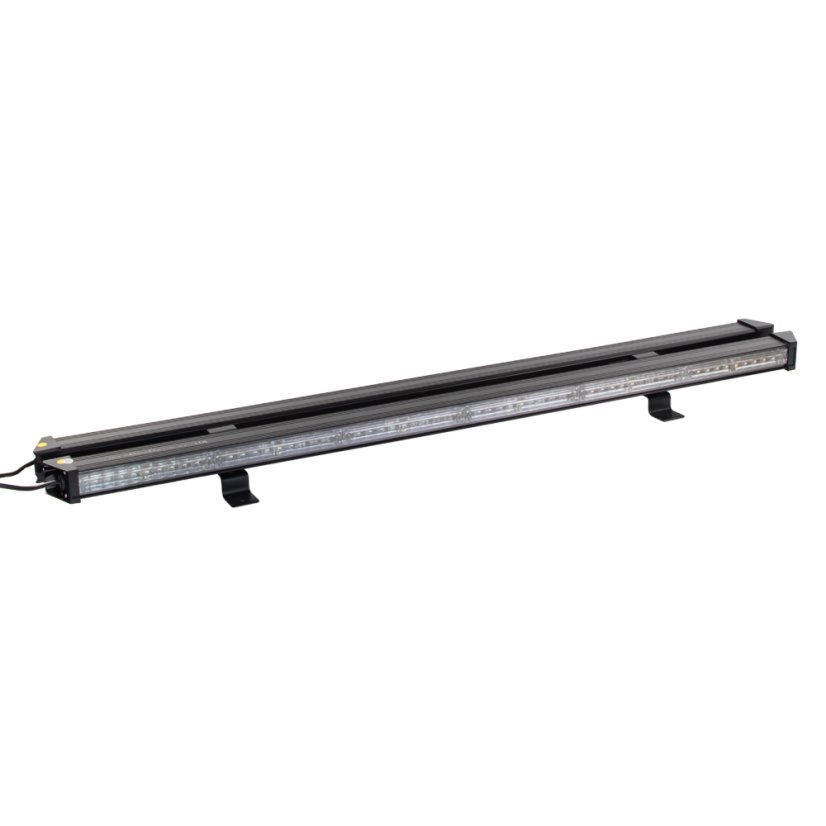 LED alej voděodolná (IP67) 12-24V, 108x LED 1W, oranžová 916mm, dual