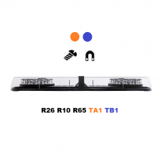 LED lightbar Optima60/DC, 60cm, orange-blue 12/24V, R65