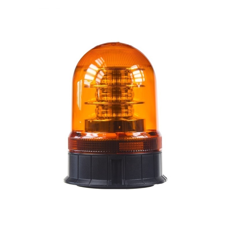 LED maják oranžový 12/24V, Magnetický, 18X LED 3W, R65