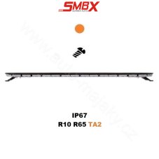 LED svetelná rampa 1568mm, oranžová, 12-24V, 204xLED, ECE R65