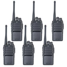 Súprava 6 prenosných rádiostaníc PNI PMR R15 0,5W, 16 programovateľných kanálov, 16 PMR a 50 CTCSS a 104 DCS tónov, ASQ, TOT, monitor, programovateľné, 1200mAh batéria