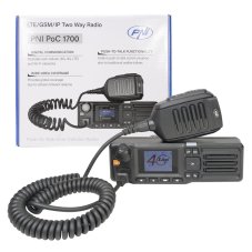 Radio station PNI PoC 1700, GSM 4G LTE, Wi-Fi 2.4GHz, Android OS, 1.77 inch color screen, 12V, IP54
