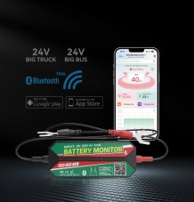 Bluetooth monitor baterie 6-24 V