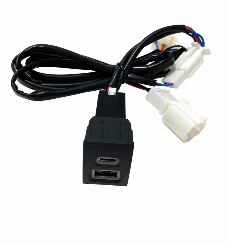 USB-C + USB QC3.0 nabíječka do VW Polo 2004-2009