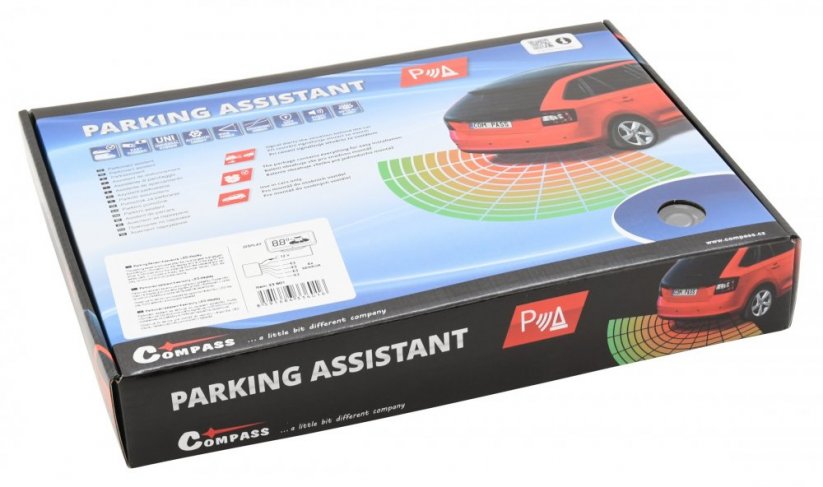 Parking assistant 4 sensors, LCD display