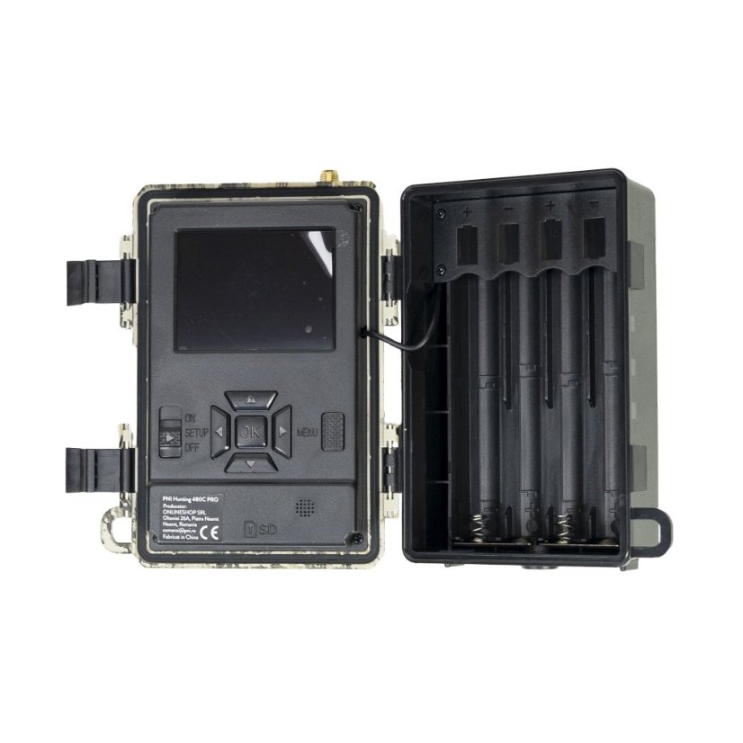 PNI Hunting 480C PRO Game Camera, 24MP, with 4G Internet, GPS, 60° field of view