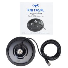 Magnetická základna PNI 170/PL 170 mm, štíhlá, obsahuje 4m kabel a zástrčku PL259