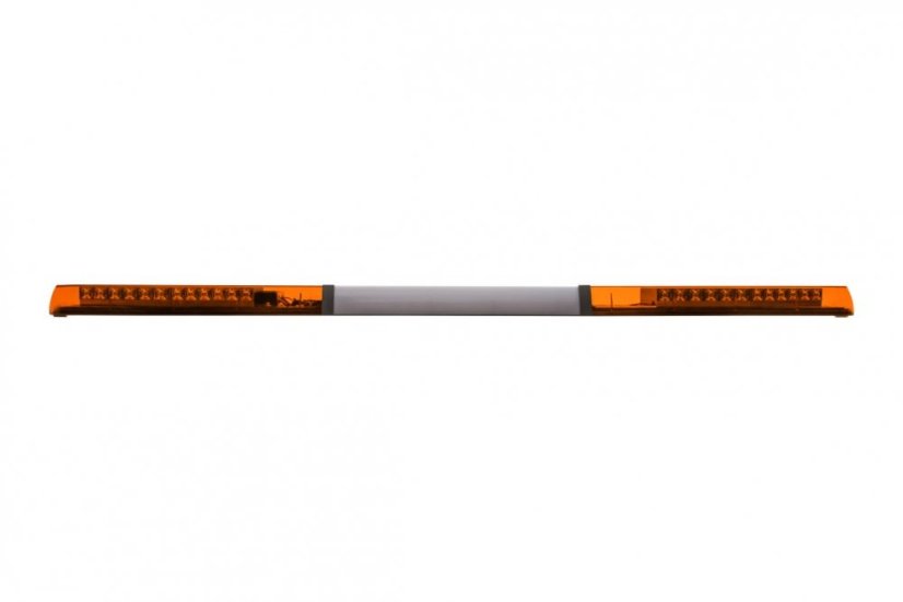 LED majáková rampa Optima 60 160cm, Oranžová, bílý střed, EHK R65 - Barva: Oranžová, Bílý střed: Ano, Kryt: Barevný, LED moduly: 4ml