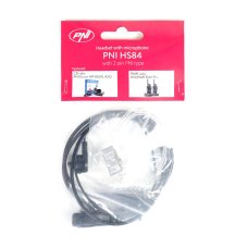 Sluchátka s mikrofonem a akustickou trubicí PNI HS84 se 2pinovým konektorem PNI-K pouze pro PNI R10 a PNI R15