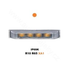 PROFI výstražné LED světlo vnější, oranžové, 12-24V, ECE R65