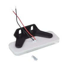 Přední obrysové světlo LED, bílý obdélník, 12V, ECE