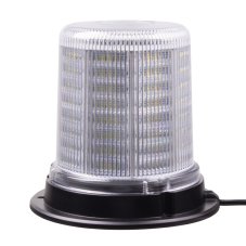 LED maják, 12-24V, 128x1,5W bílý, pevná montáž, ECE R10