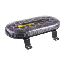 Mini LED svetelná rampa 412mm, oranžová, 60xLED, 12-24V, ECE R65, pevná montáž