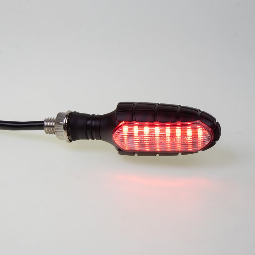Dynamické LED smerovky + brzdy. a pozičné svetlo pre motocykle