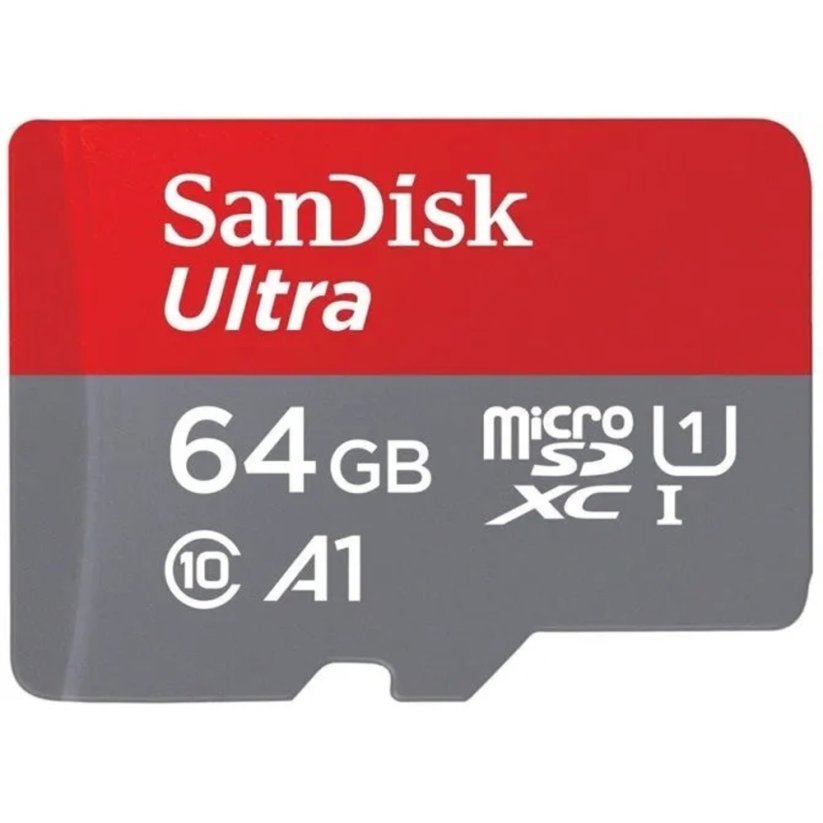 Memory card MicroSDXC 64GB 140M UHS-I + adapter, SANDISK