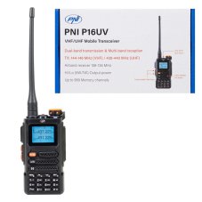 Přenosná VHF/UHF radiostanice PNI P16UV 999 kanálů, dvoupásmové