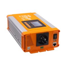 Sine wave voltage converter from 12/230V, 500W/display