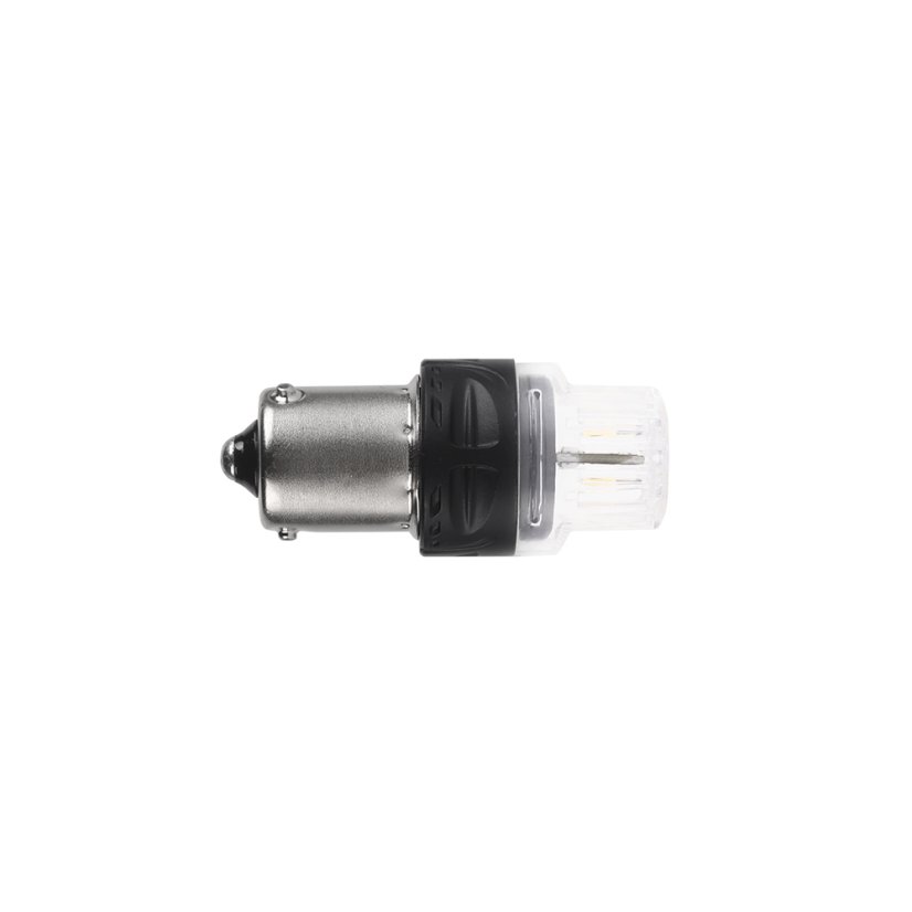 LED BAU15S oranžová, 12V, 16LED 2835SMD