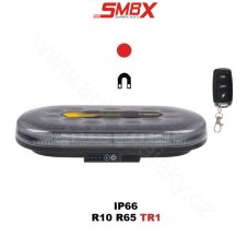 AKU LED rampa červená, 48xLED, magnet, 328mm, ECE R65 R10