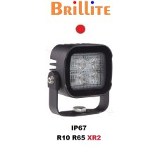PREDATOR 4x3W LED, 12-24V, červený, ECE R65 na U držáku