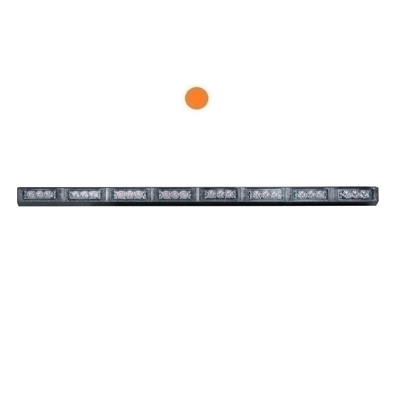 LED světelná alej 24x 3W LED, oranžová 960mm