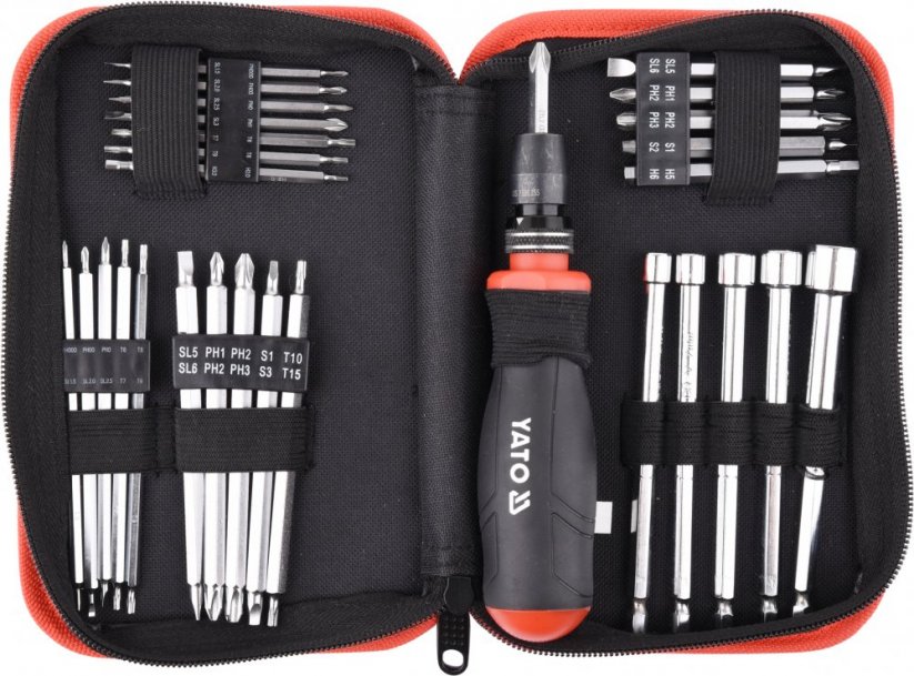 Set of screwdrivers with bits 28 pcs
