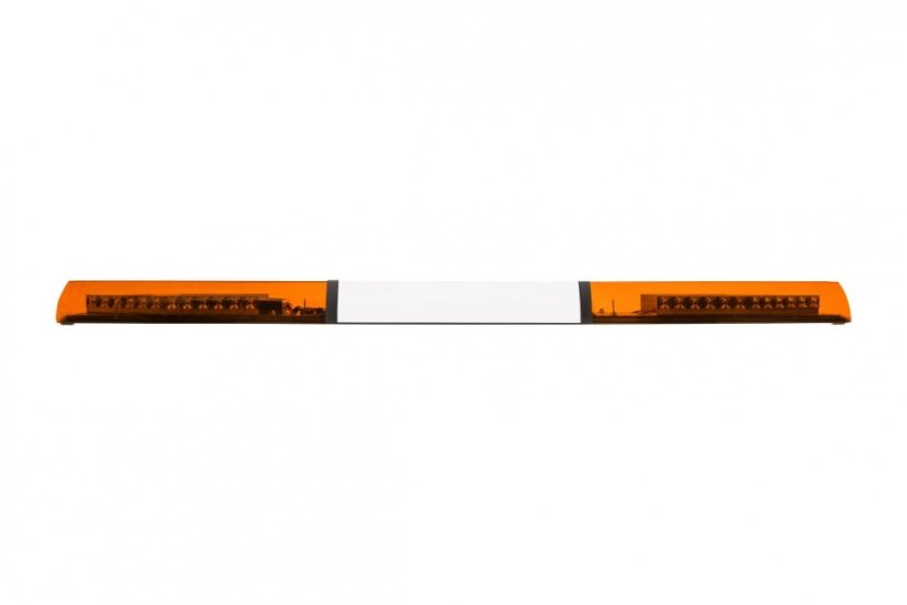 LED majáková rampa Optima 90 160cm, Oranžová, bílý střed, EHK R65 - Barva: Oranžová, Bílý střed: Ano, Kryt: Barevný, LED moduly: 4ml