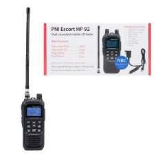 PNI Escort HP 92 Multi Standard Portable CB Radio Station, 4W, AM-FM, NRC, Dual Watch, Roger Beep, ASQ SQ Adjustable, VOX, 12V-24V