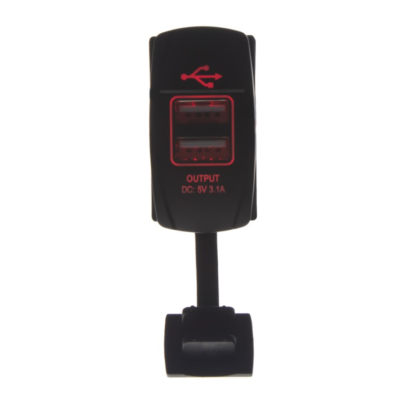 2x USB zásuvka "Rocker"